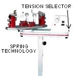 Spring stringing machine